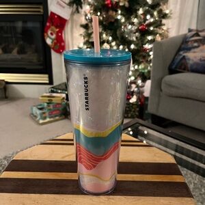 Starbucks 2020 Pastel Wave Irisdescent Venti Tumbler 24oz Limited Edition